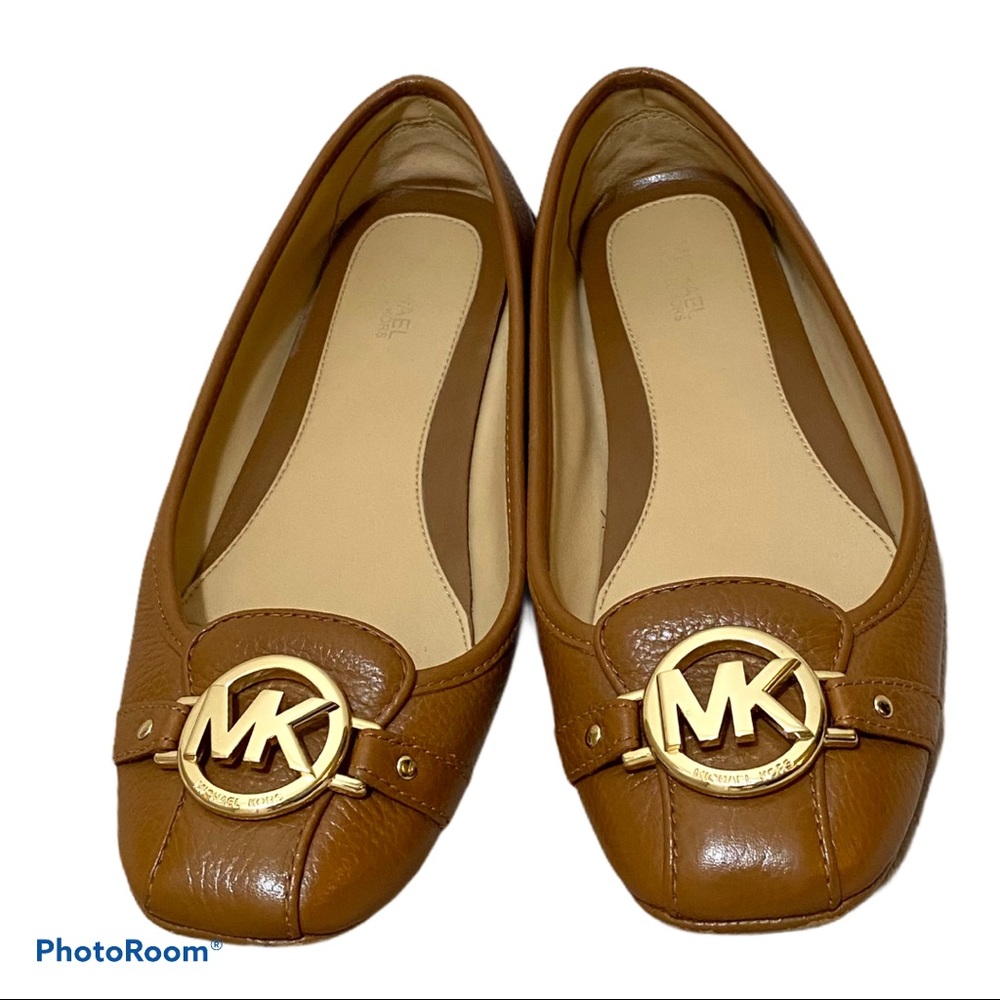 MICHAEL Michael Kors Fulton Loafers Tan Size 8